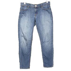 Free People Jeans Womens 27 Blue Lightweight Rayon Cotton Poly Blend Made in USA